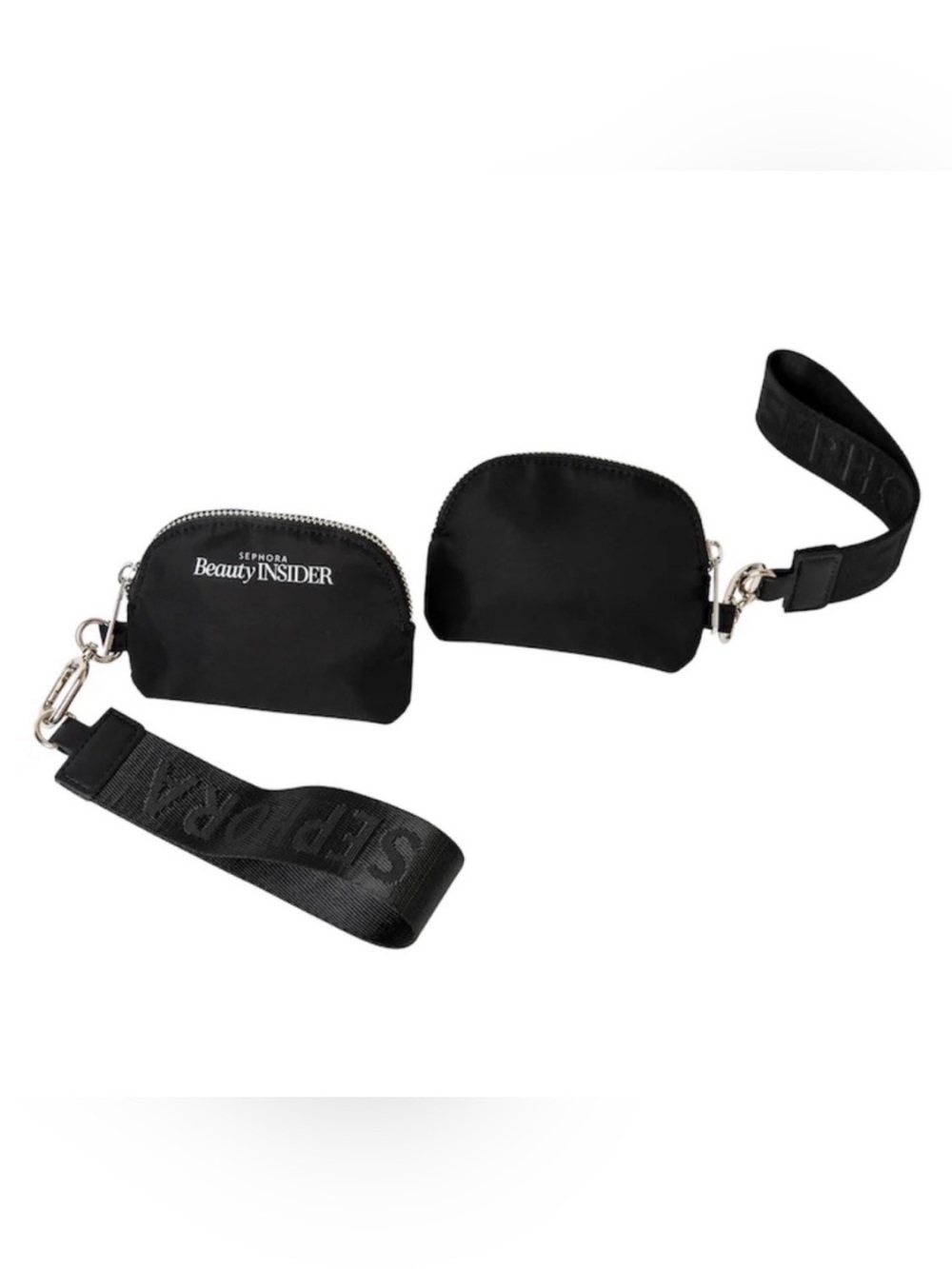 Sephora Beauty Insider Black MINI WRISTLET POUCH NEW